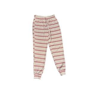 New Jaclyn intimates pink stripes super soft lounge pajama pants small